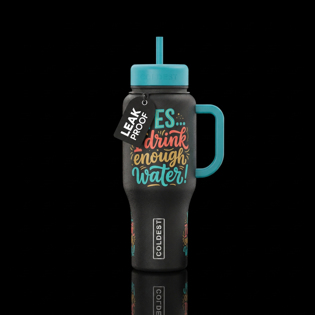 "YES... I drink enough water! water bottle design