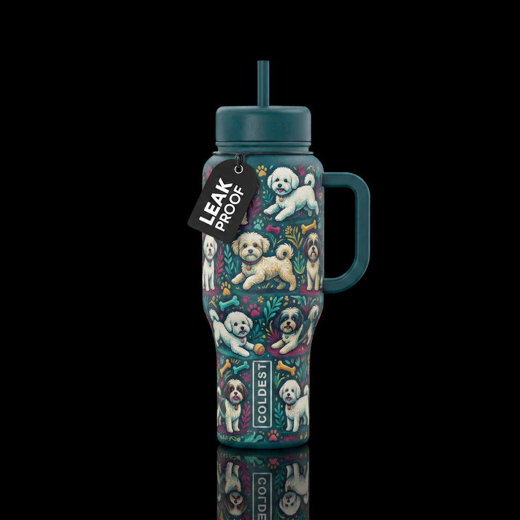 Scichons Galore water bottle design