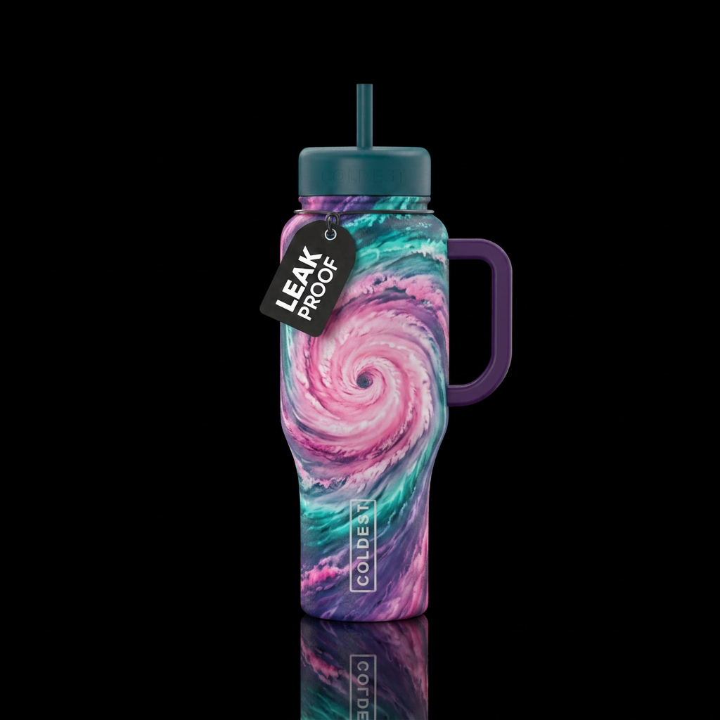 Magical Hurricane water bottle design