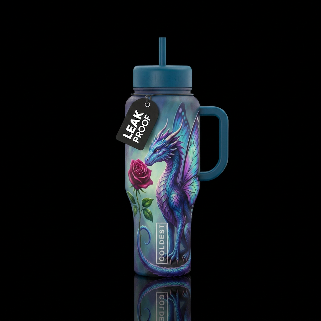 Morphing Dragon water bottle design