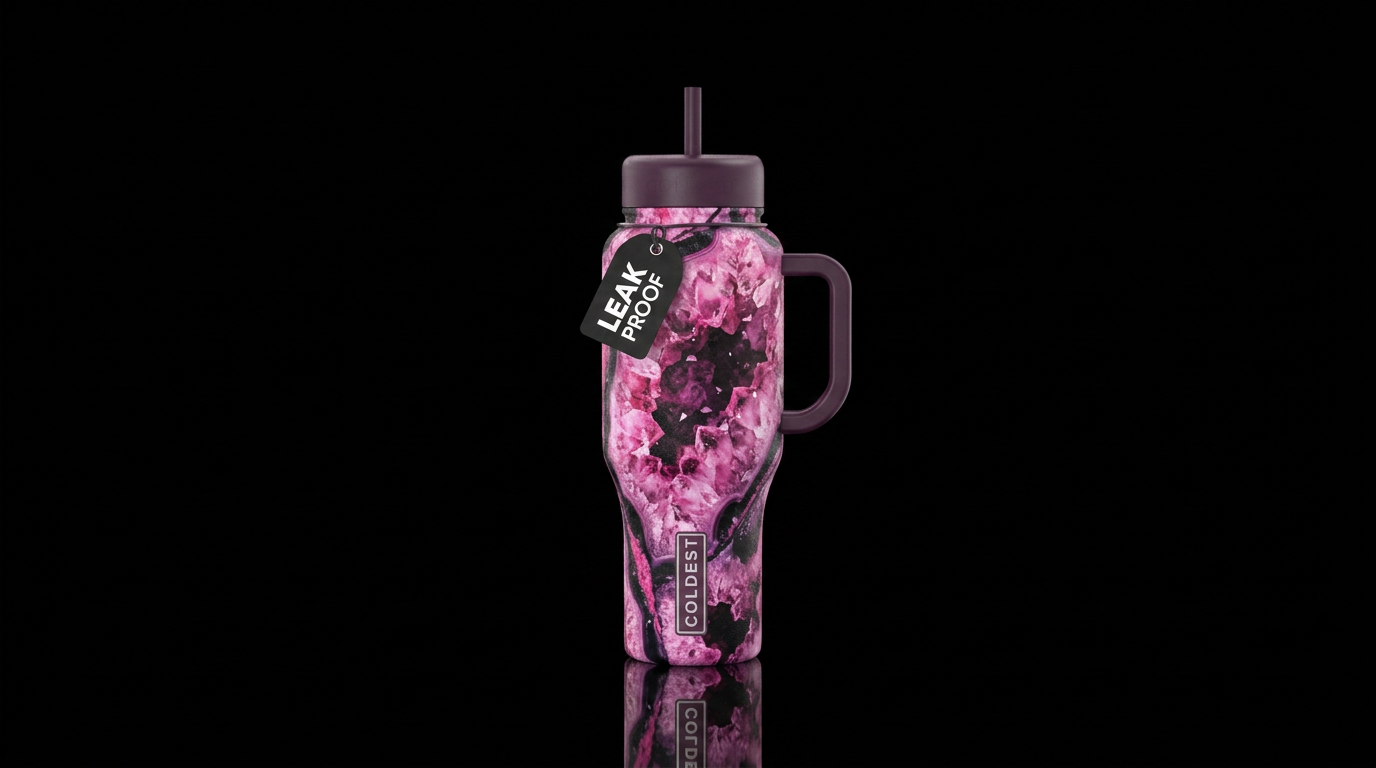 Eternal Earth water bottle design