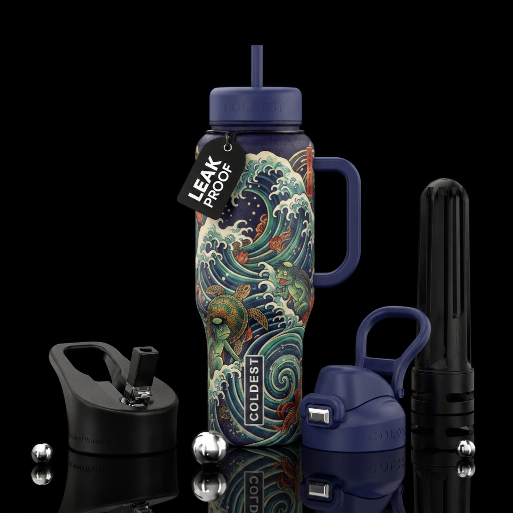 Chōshi in Shimosha, from Oceans of Wisdom water bottle design