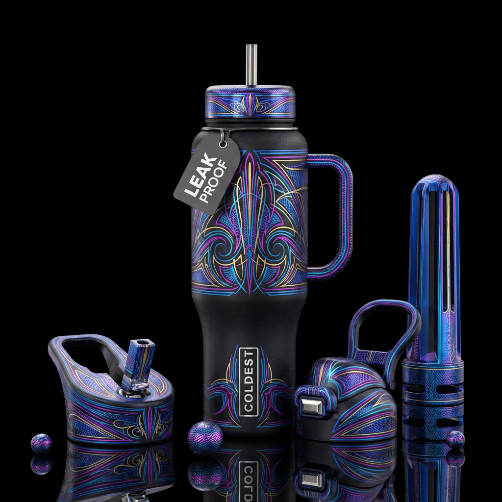Lowrider water bottle design