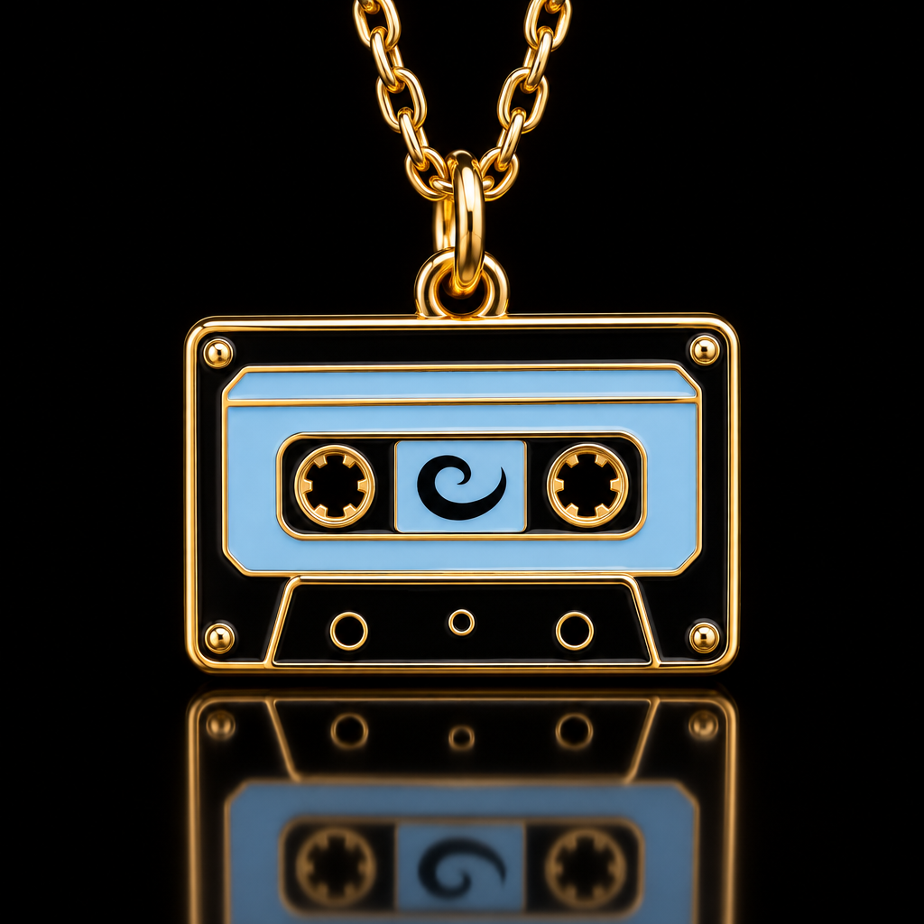 Cassette tape water bottle design