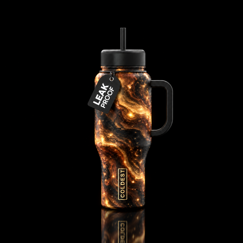 glowie, sparkly, liquid, liquid, umber, beautiul, ... water bottle design