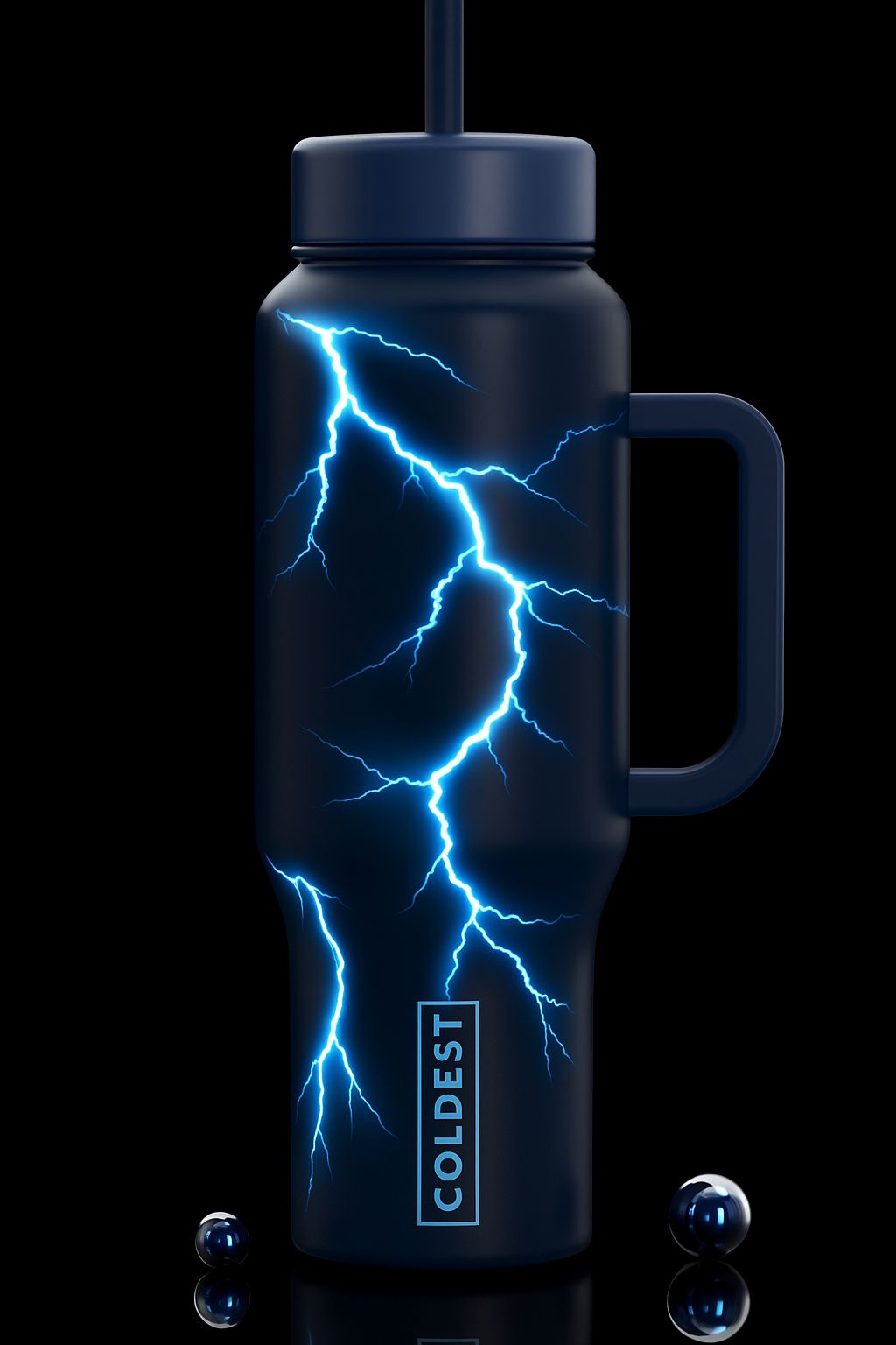 Glowie lightning 1 water bottle design