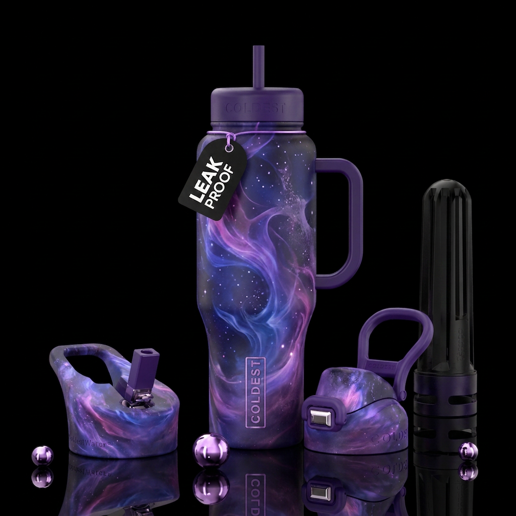 Wish magic fantasy water bottle design