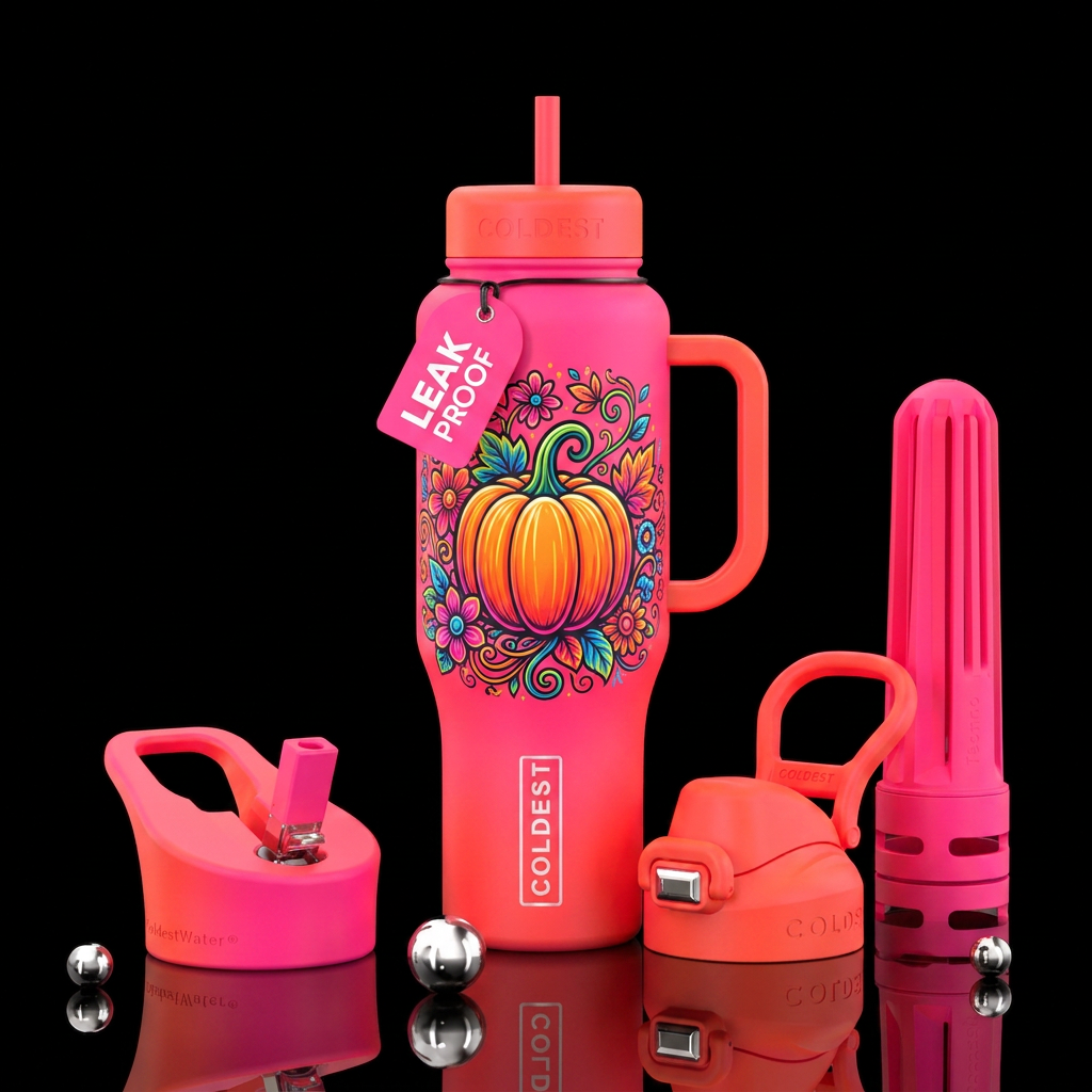 Fall days water bottle design