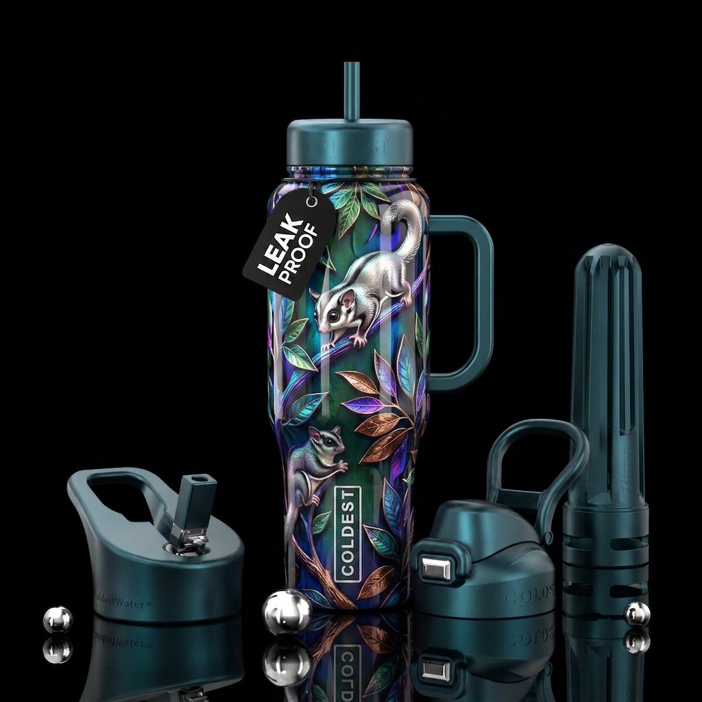 Sugar gliding water bottle design