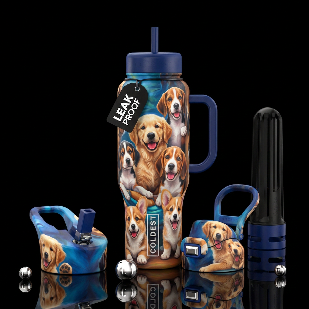 Puppy Love water bottle design