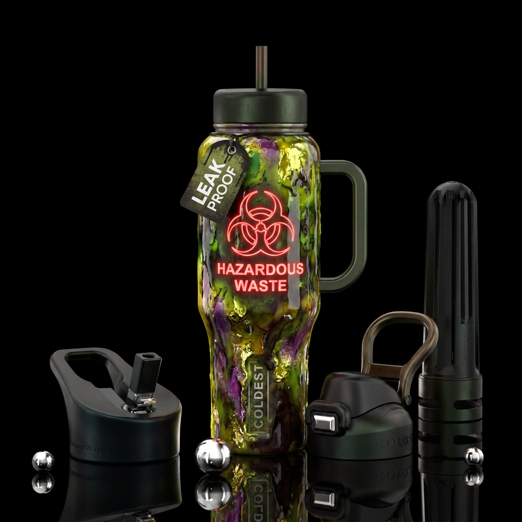 It's hazardous water bottle design