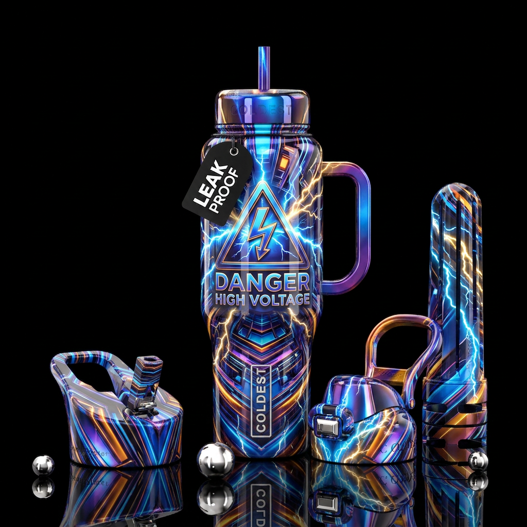 High voltage water bottle design