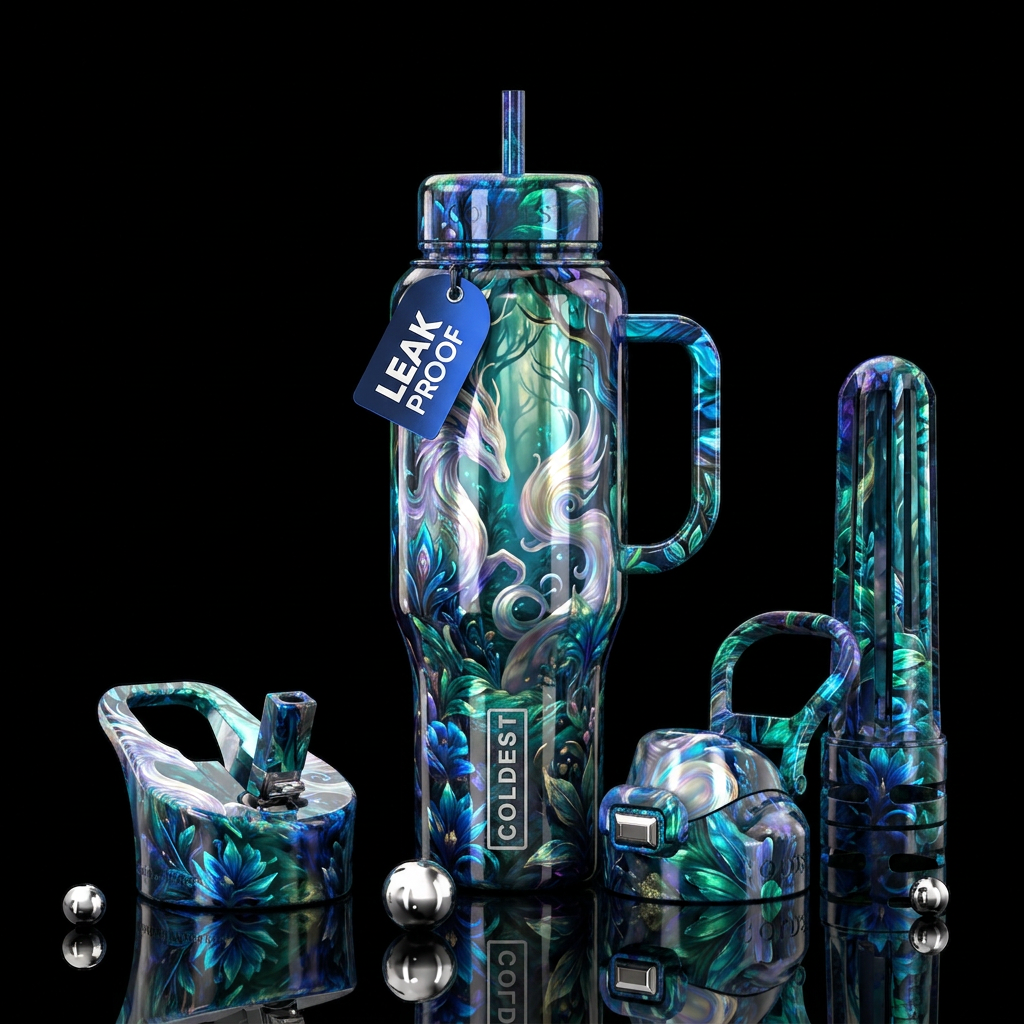 Fantasy water bottle design
