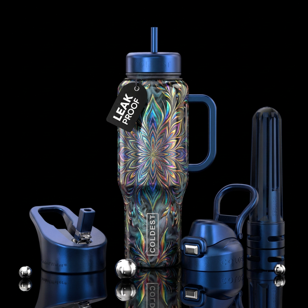Starbursts water bottle design