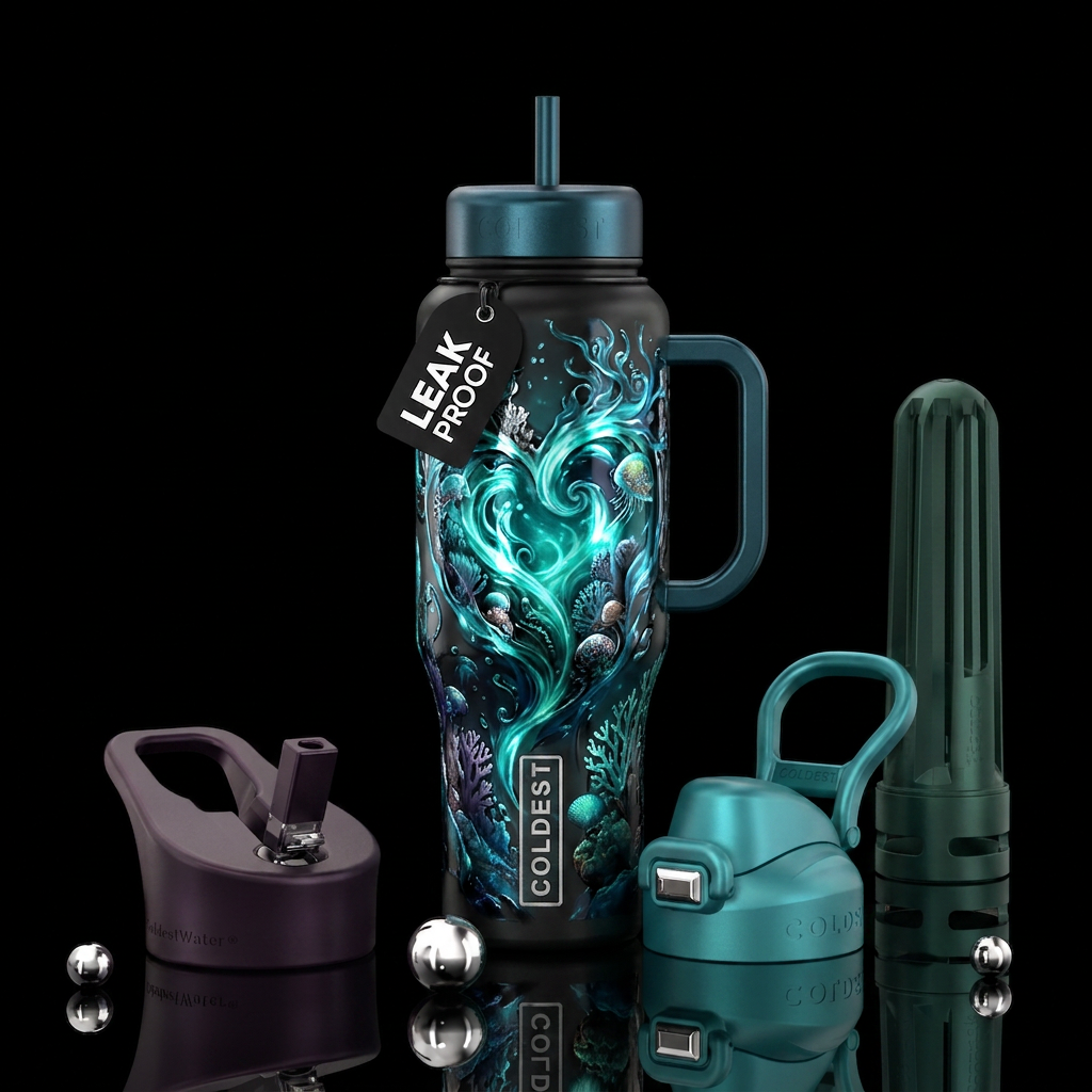 The heart of the ocean water bottle design