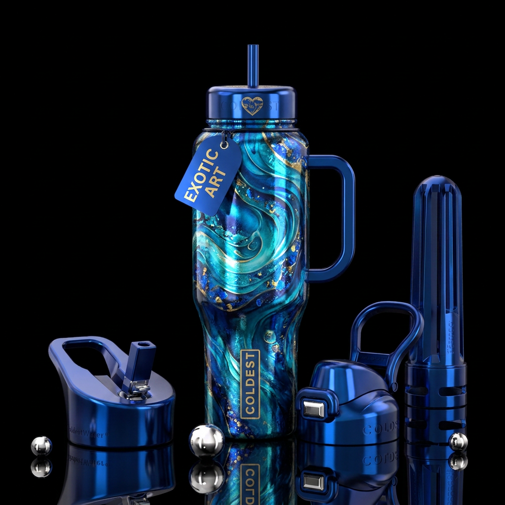 Ocean Dreams water bottle design