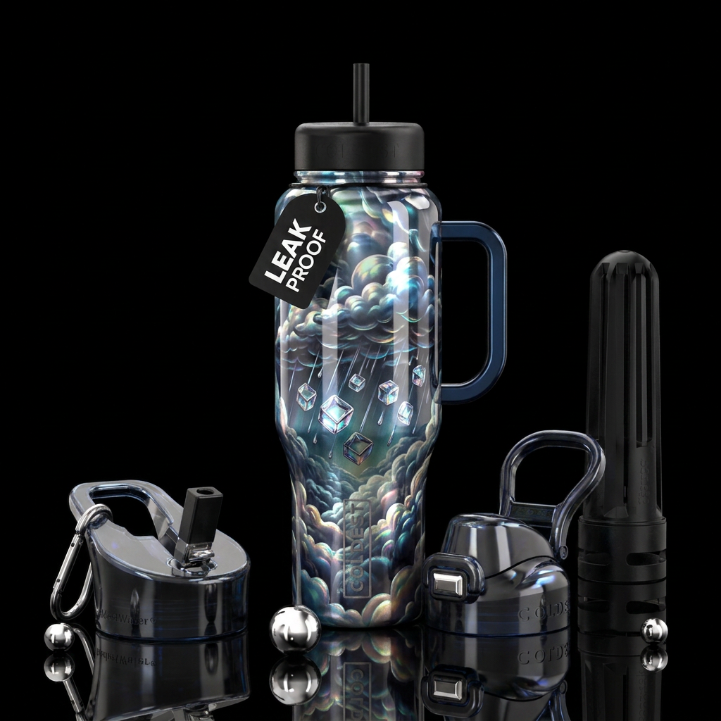 Refreshing ice water bottle design