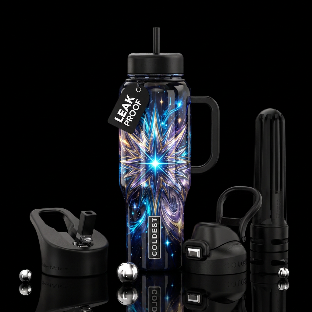 Starbursts water bottle design