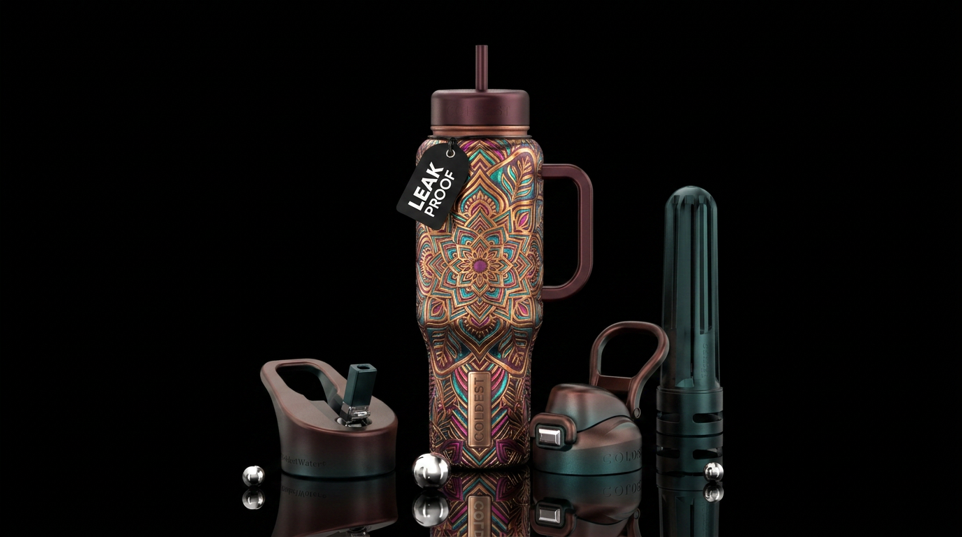 Mandela bliss water bottle design