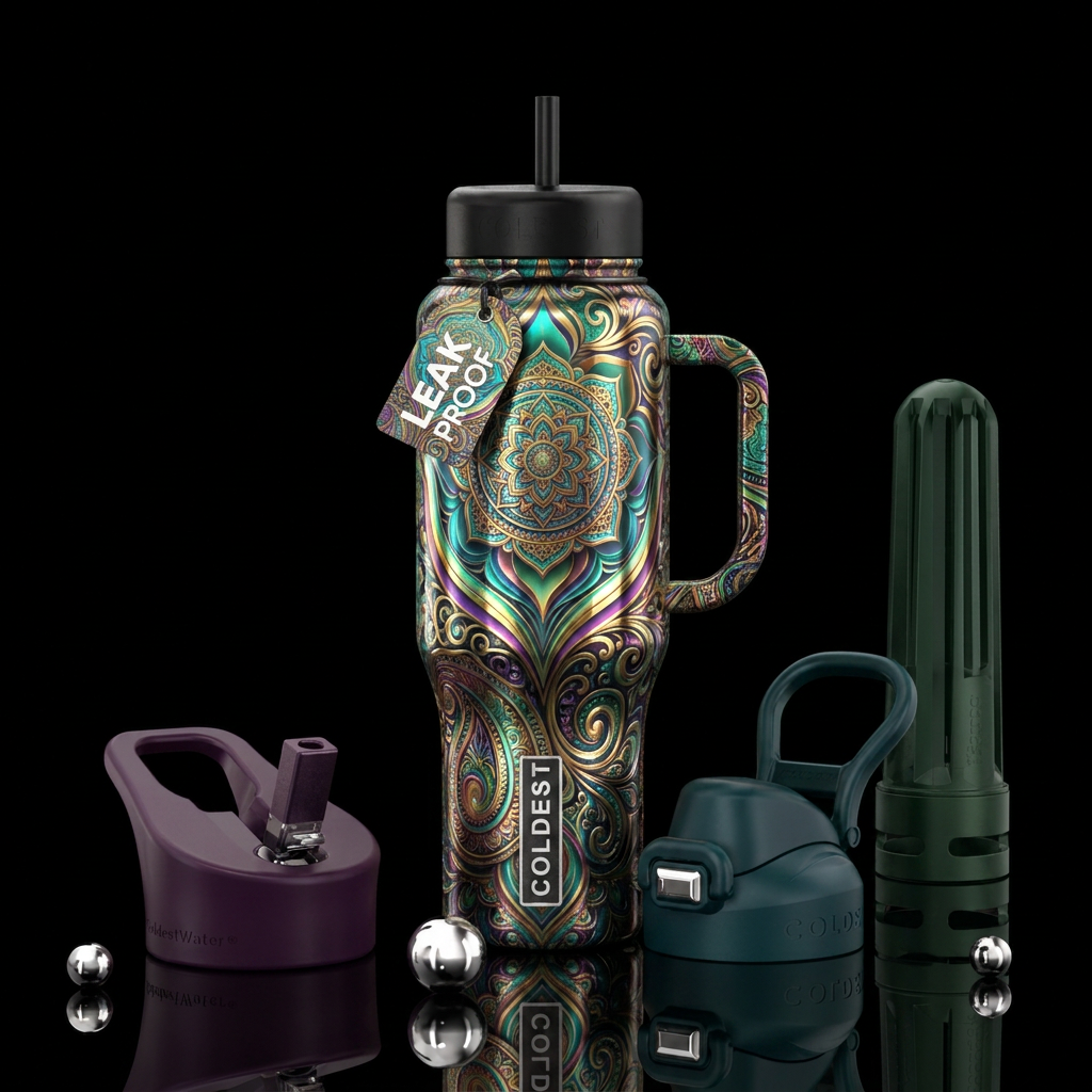 Bohemian rhapsody water bottle design