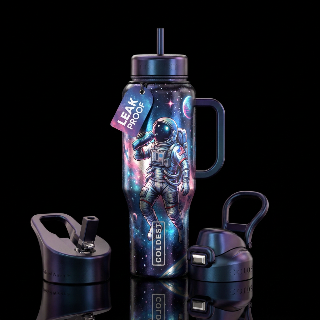 Didn't forget my cup! water bottle design