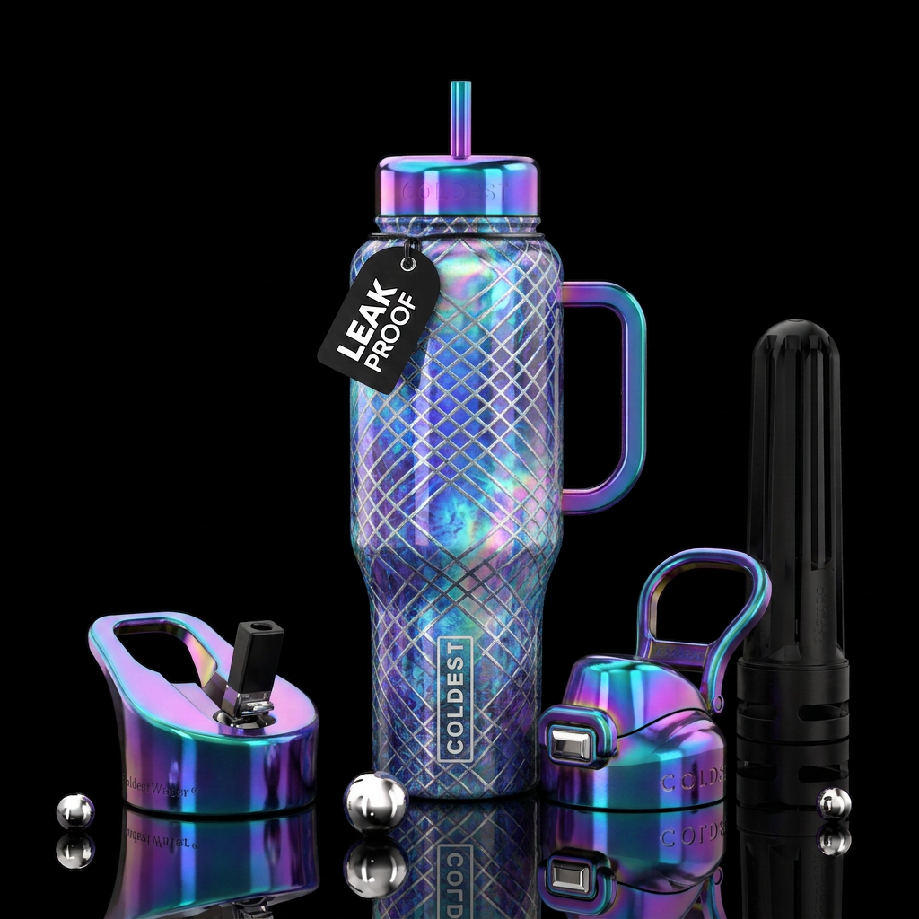 Crissing and crossing water bottle design