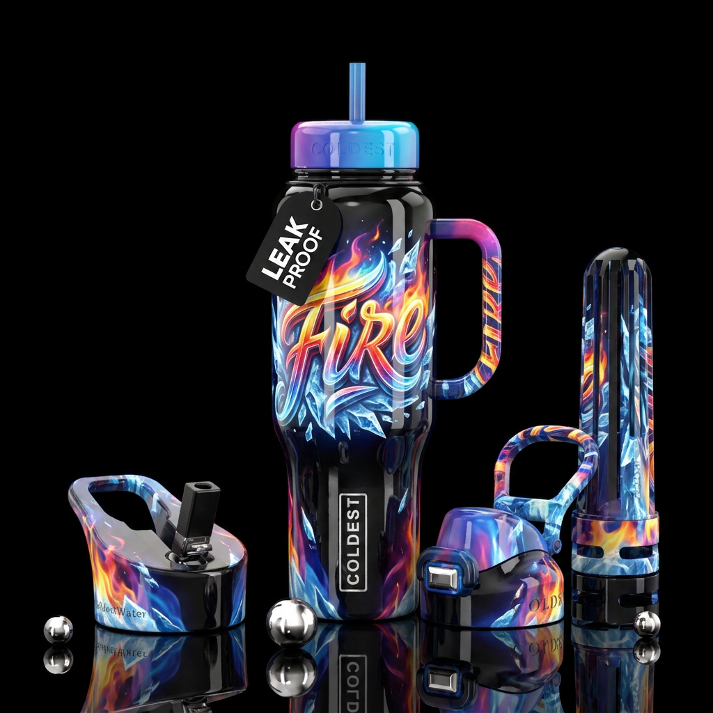 FIRE water bottle design