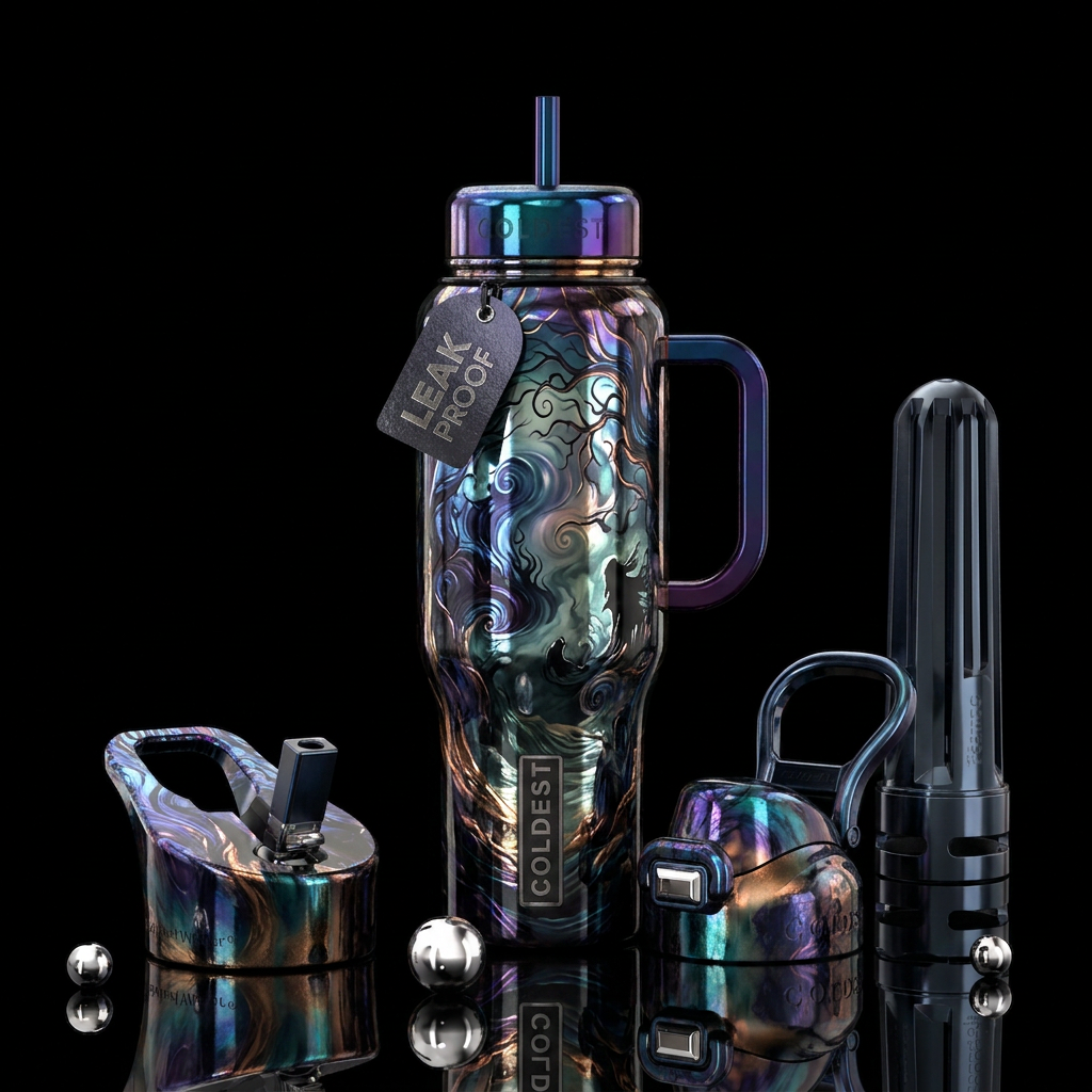Wicked water bottle design