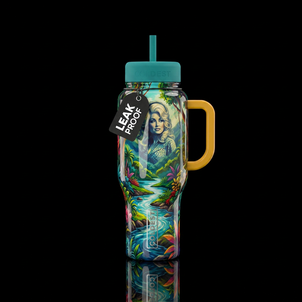 Dolly's Island n stream water bottle design