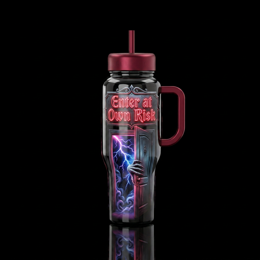 To enter or not? water bottle design