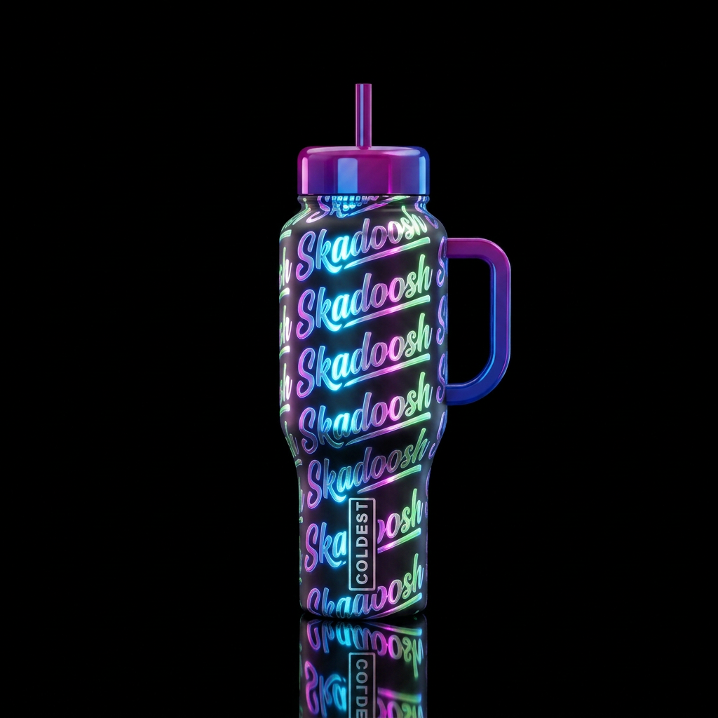 Skadoosh water bottle design