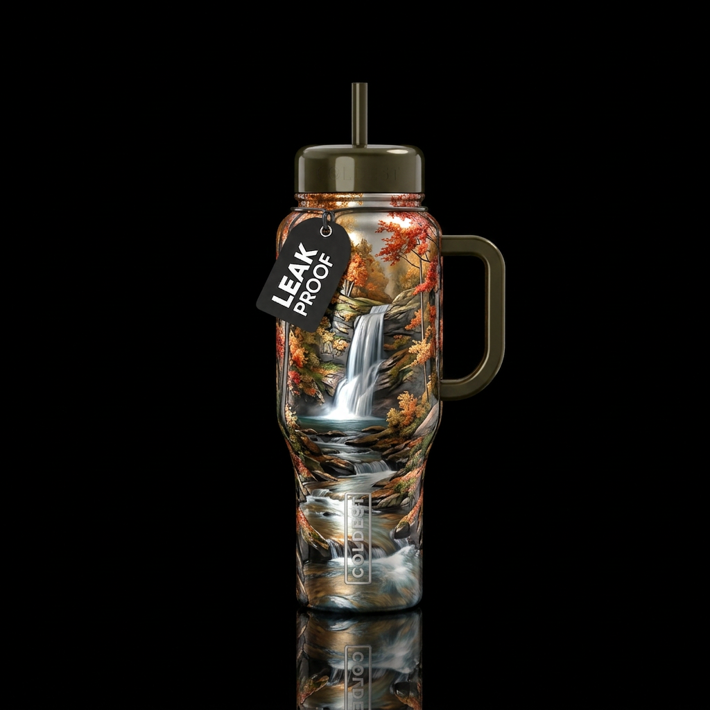 Fall dreams water bottle design