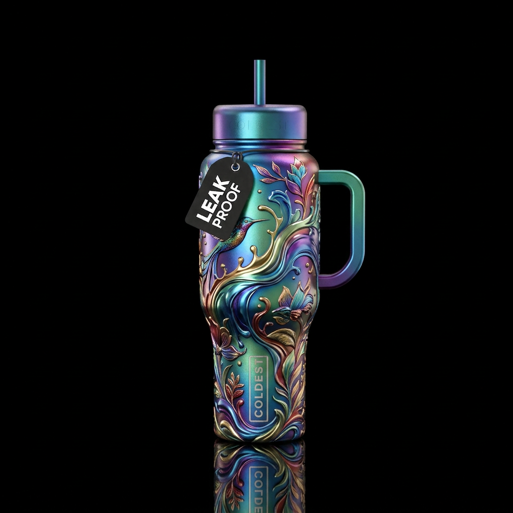 Coming to life water bottle design