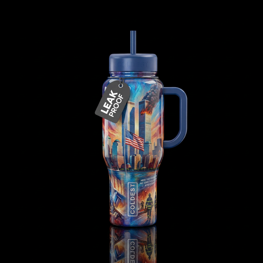 United we Stand water bottle design
