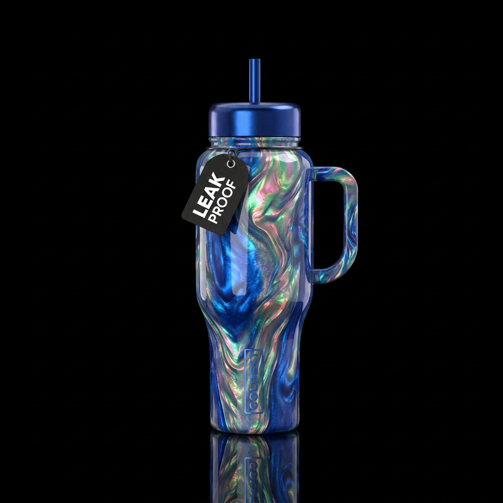 Sapphire fun water bottle design