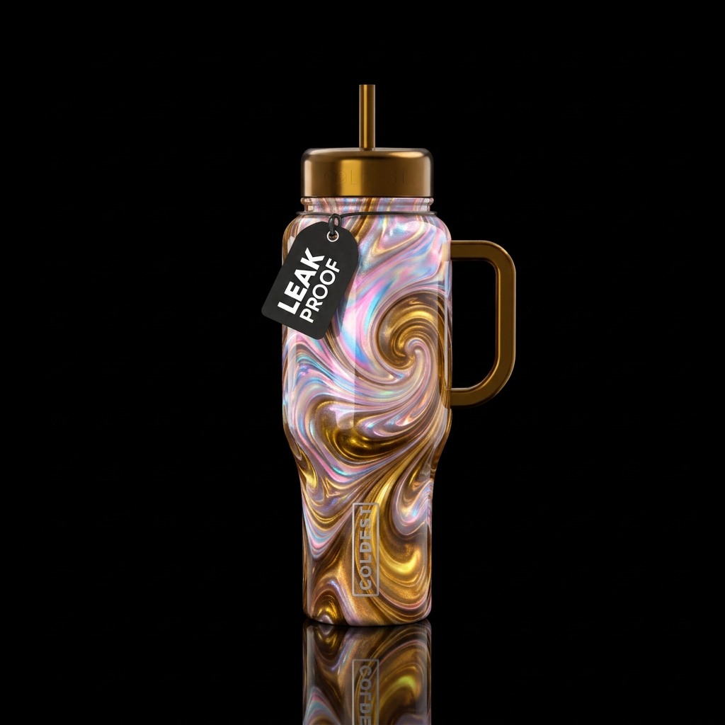 Citrine dreams water bottle design