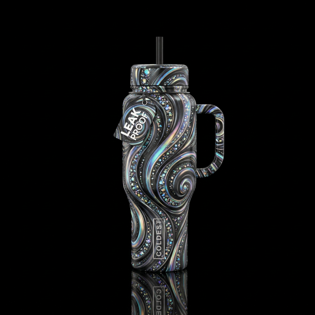 Diamonds are a girls best friend water bottle design