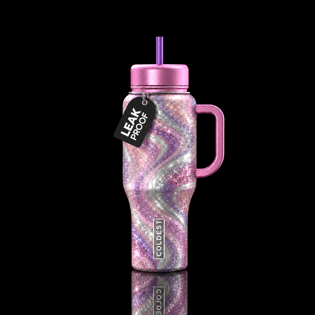 Sprinkles of fun water bottle design