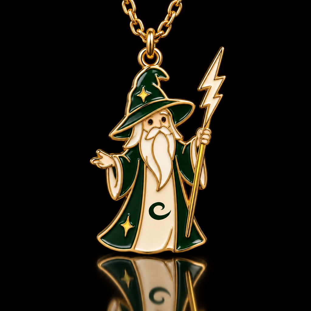 Lightning wizard water bottle design