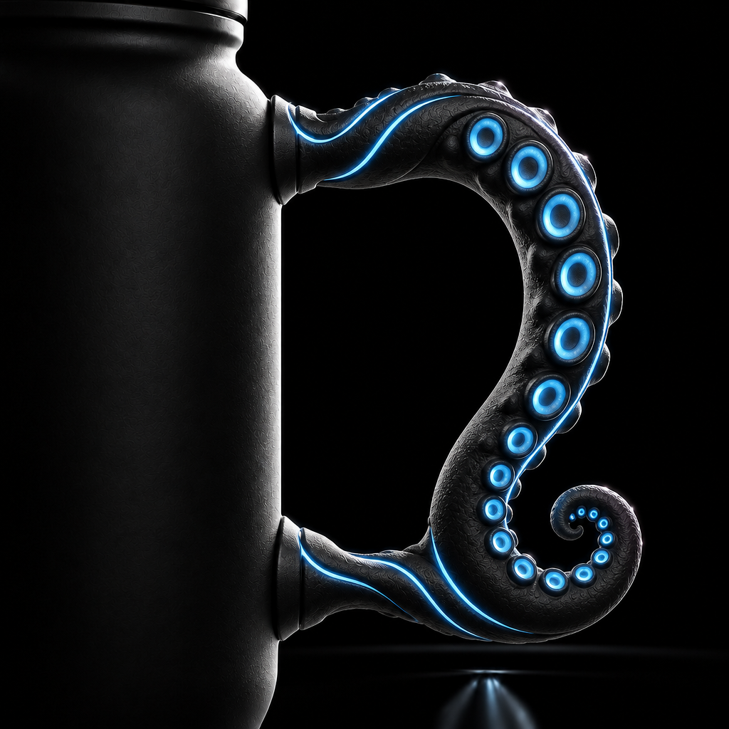 Octo water bottle design