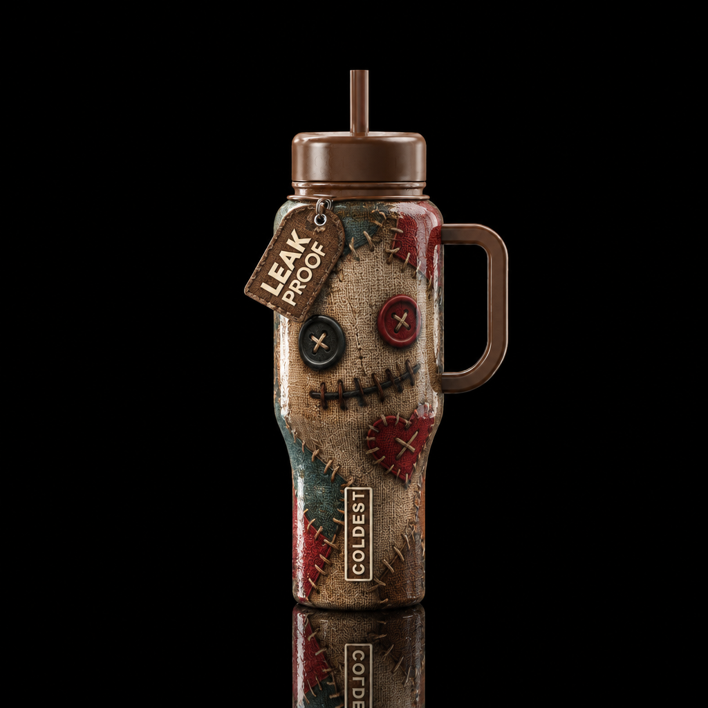 Muted colored Glossy bottle with glossy textured l... water bottle design