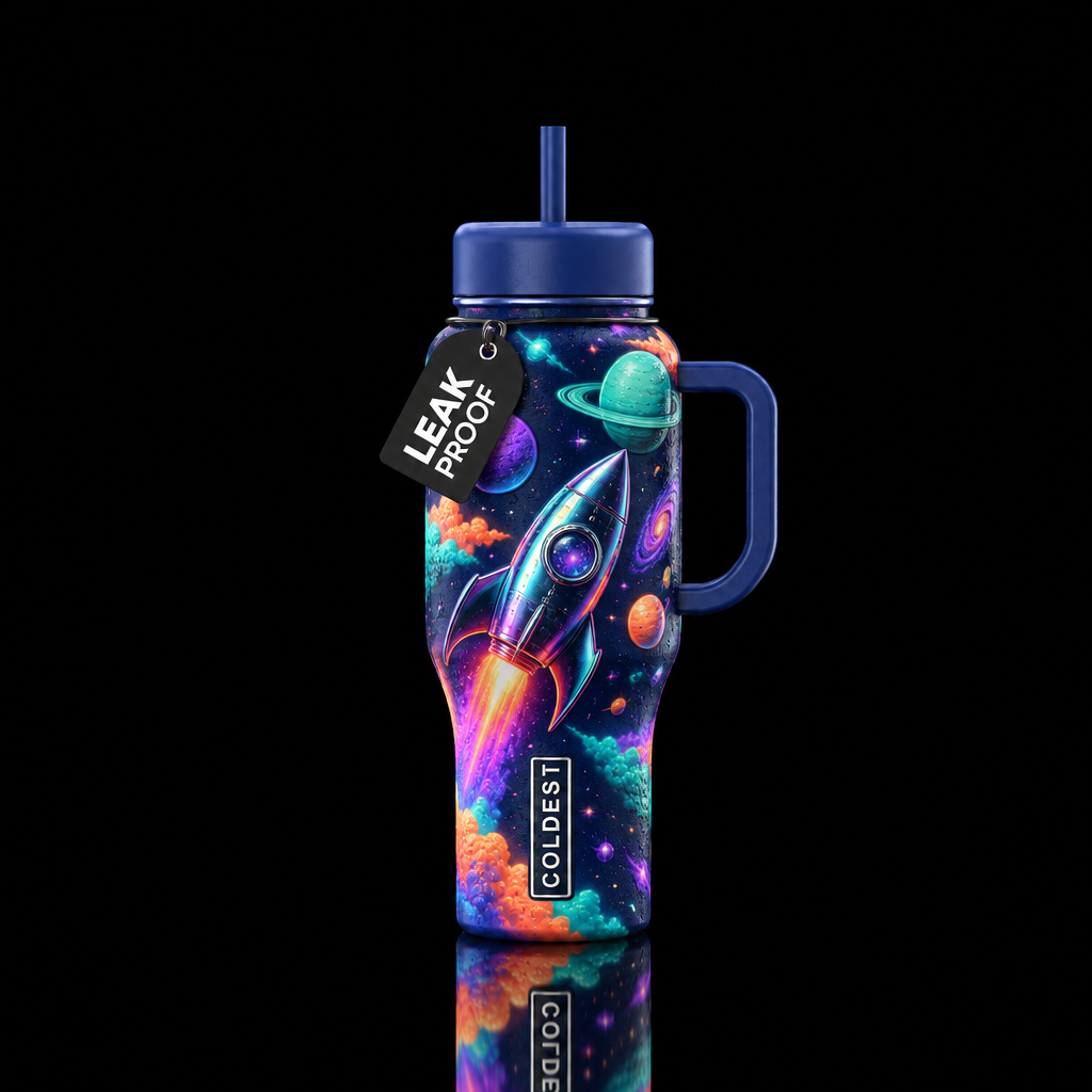 Planetary Orbit water bottle design