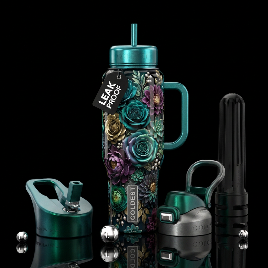 Autumn Luxury water bottle design