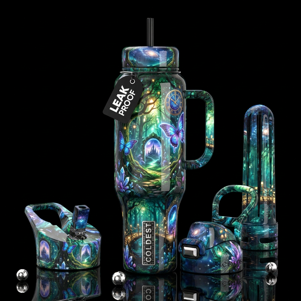 A Revolving Door water bottle design