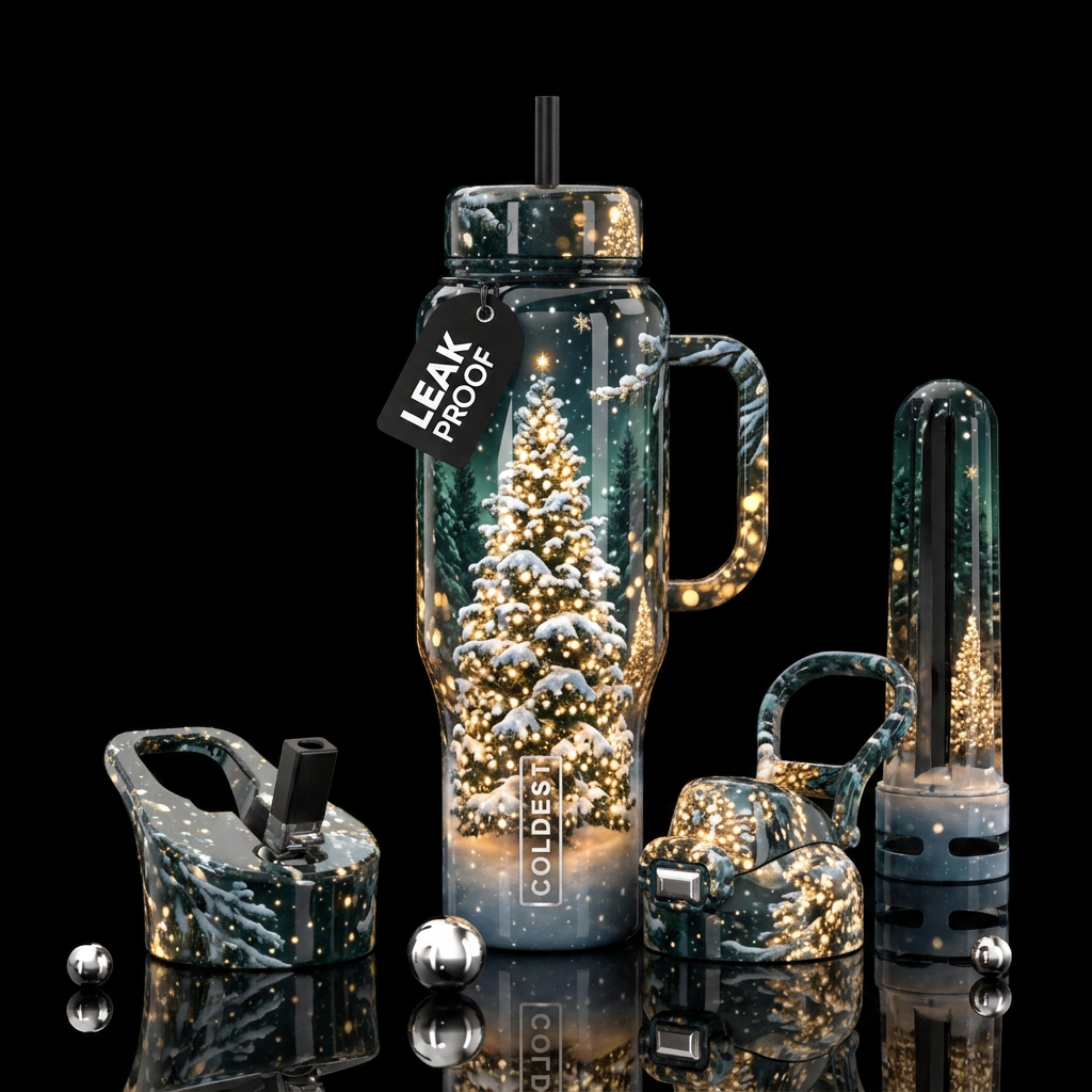 Twinkles in Darkness water bottle design