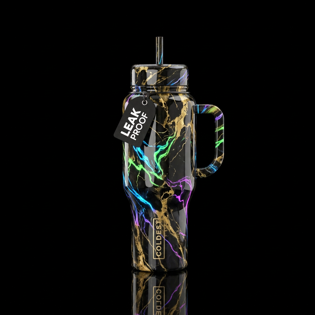 Electric Reign water bottle design