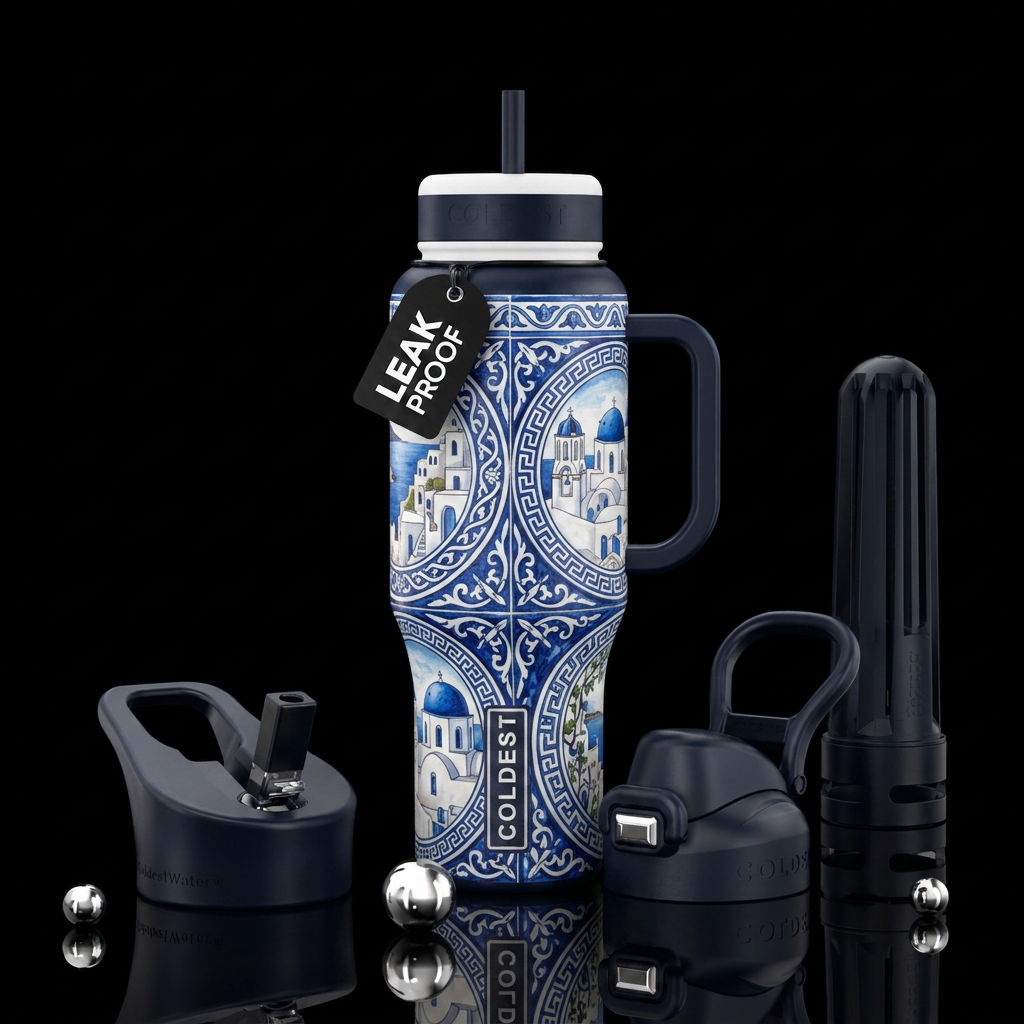 Greece water bottle design