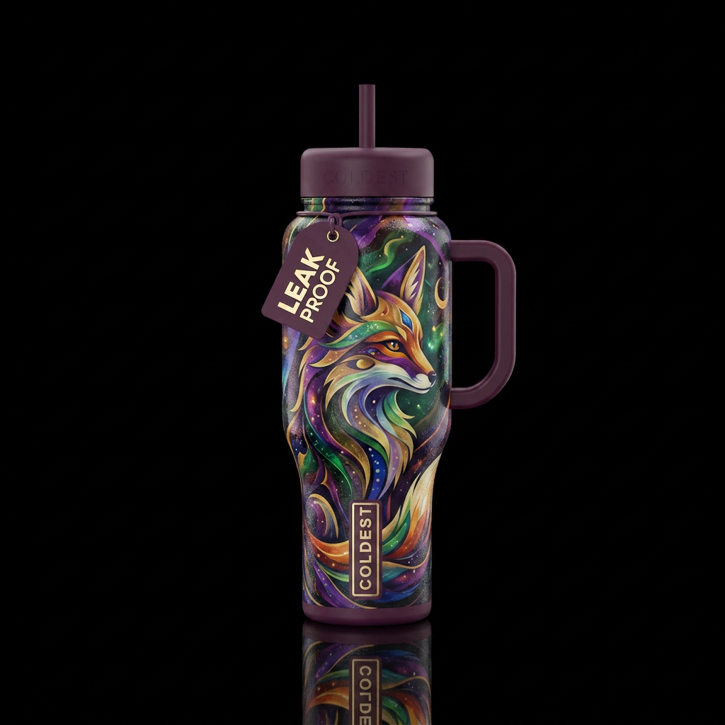 My daughters design water bottle design