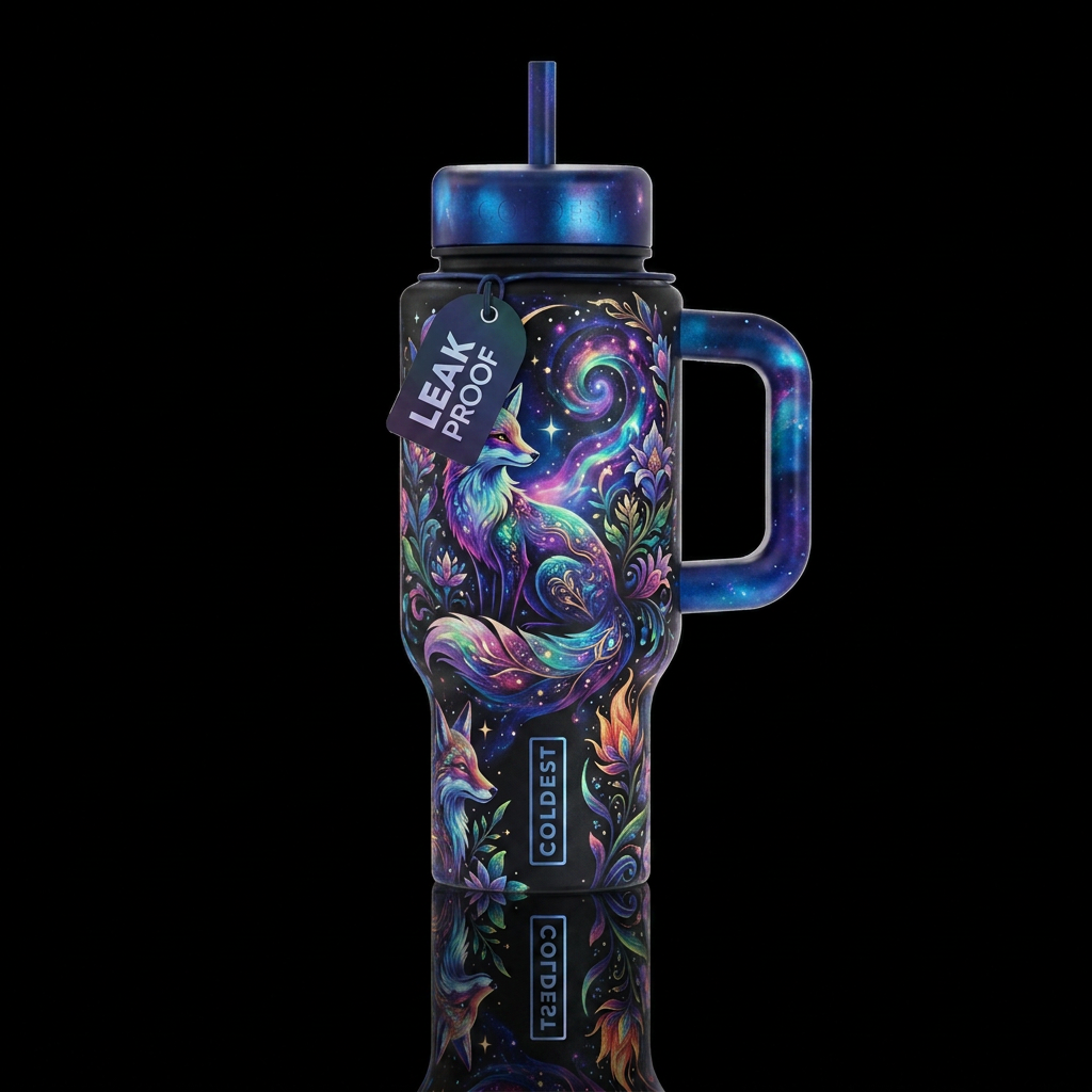 We need a fox design water bottle design
