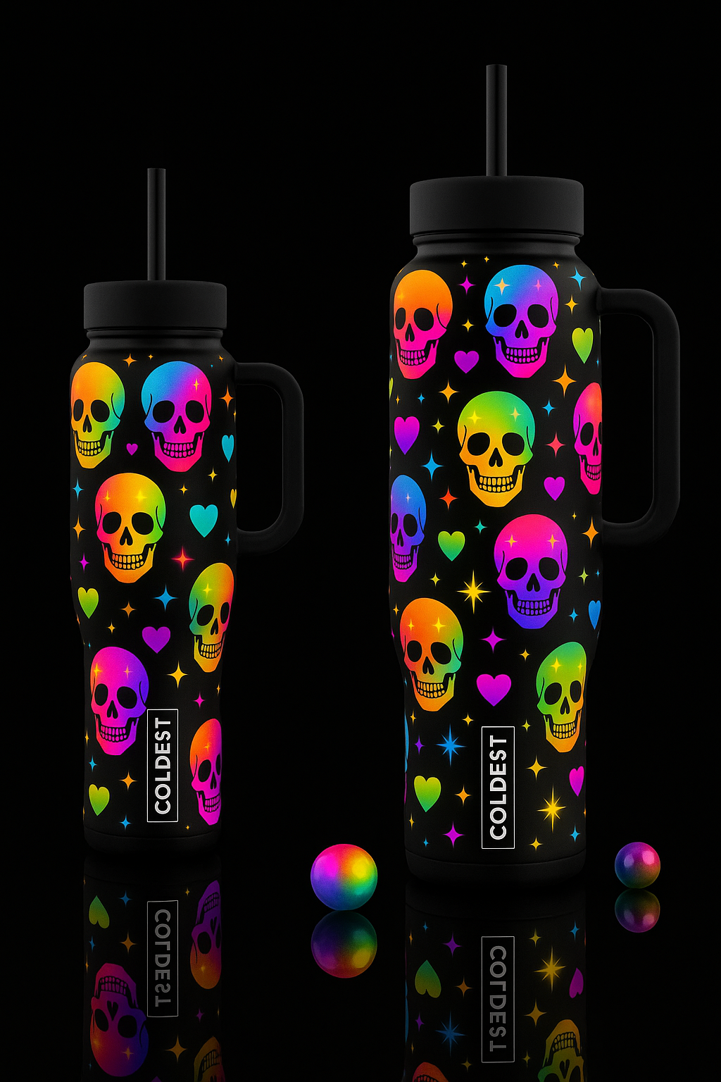 Neon 13 water bottle design